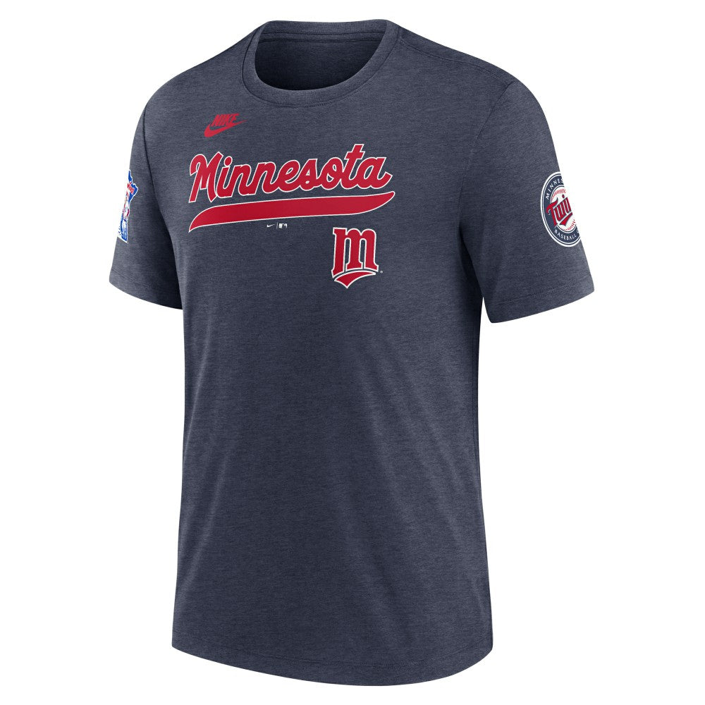 Minnesota Twins Nike Cooperstown Collection Eras Tri-Blend T-Shirt for sale