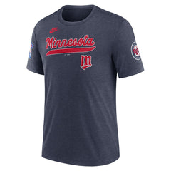 Minnesota Twins Nike Cooperstown Collection Eras Tri-Blend T-Shirt for sale
