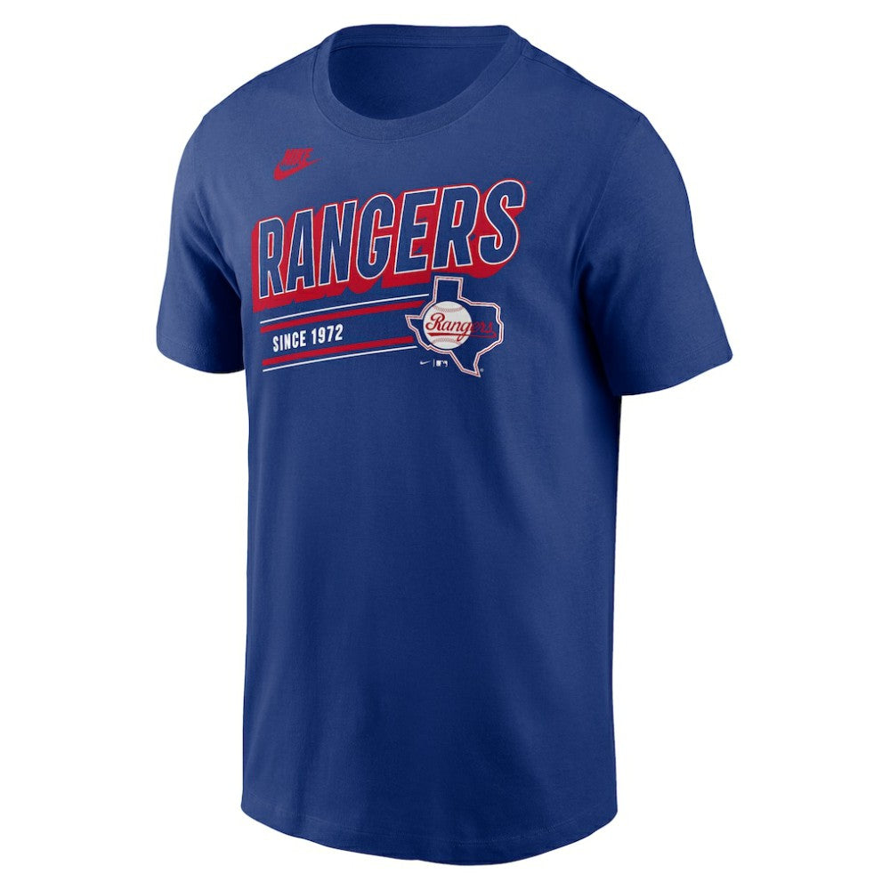 Texas Rangers Nike Cooperstown Collection Retro T-Shirt On Sale