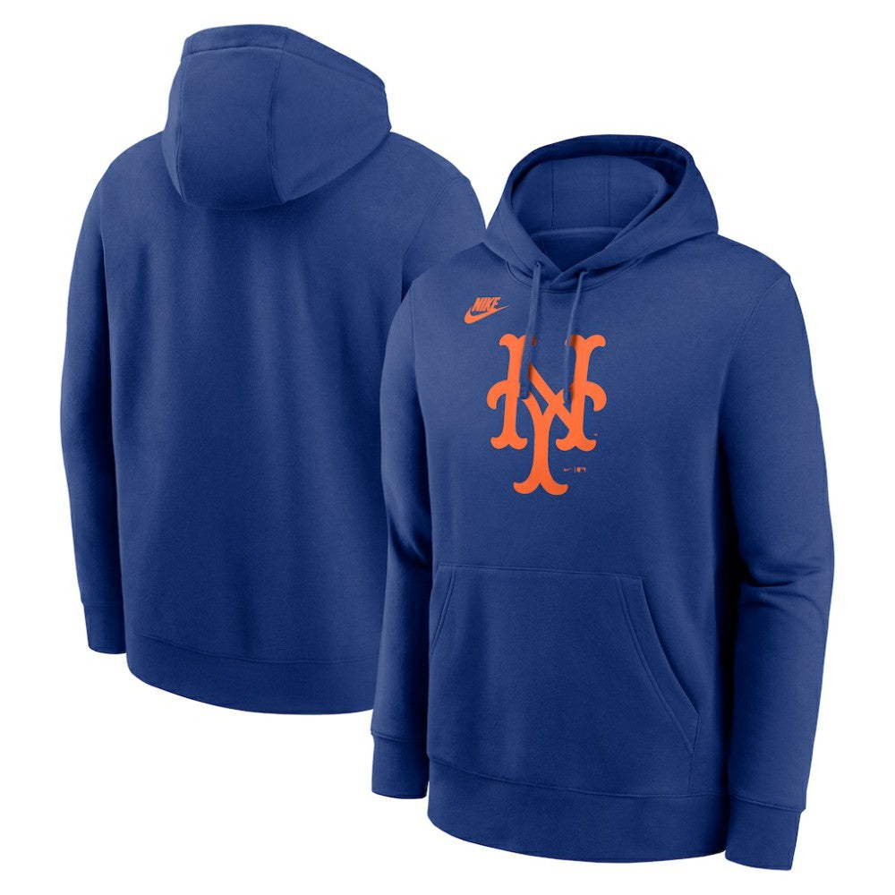 New York Mets Nike Cooperstown Collection Logo Club Hoodie Online