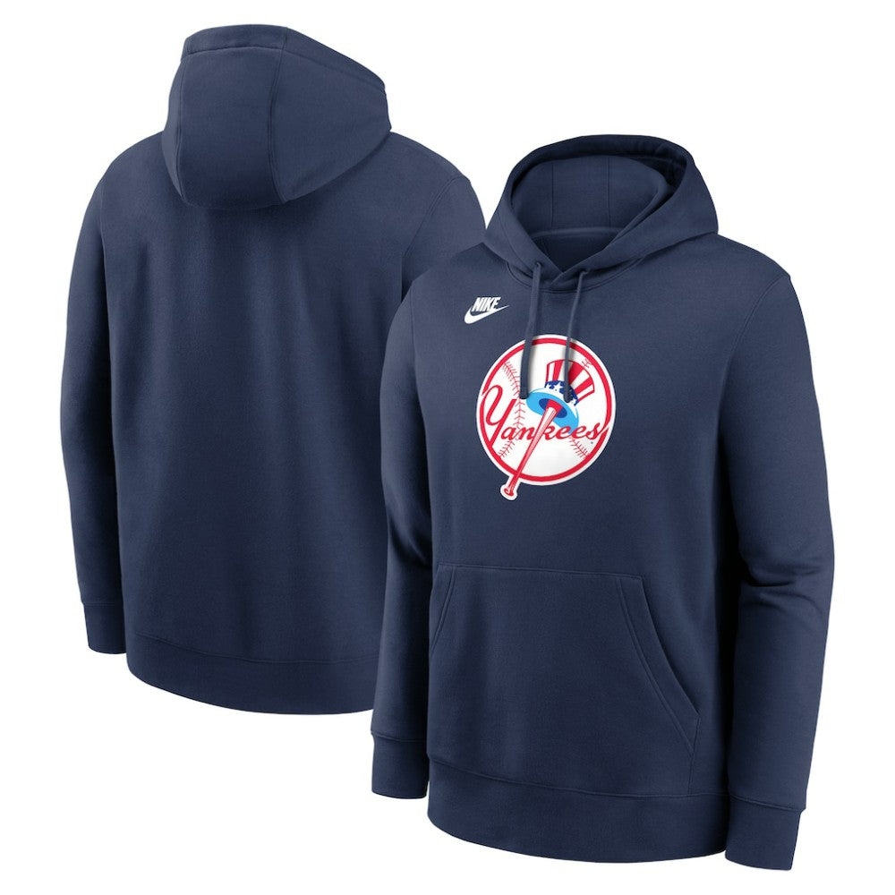 New York Yankees Nike Cooperstown Collection Logo Club Hoodie Near Me
