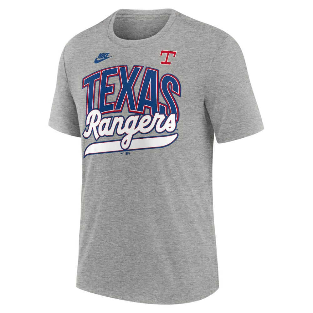 Texas Rangers Nike Cooperstown Collection Retro Tri-Blend T-Shirt Lifestyle