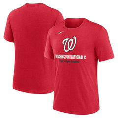 Washington Nationals Nike Logo Tri-Blend T-Shirt Lifestyle