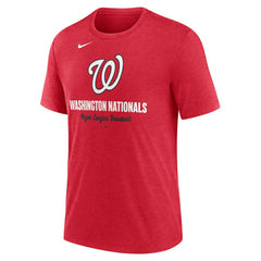 Washington Nationals Nike Logo Tri-Blend T-Shirt Lifestyle