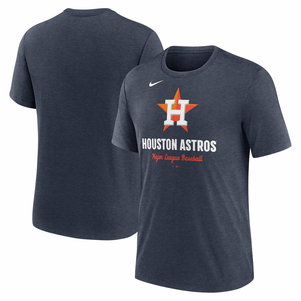 Houston Astros Nike Logo Tri-Blend T-Shirt Lifestyle