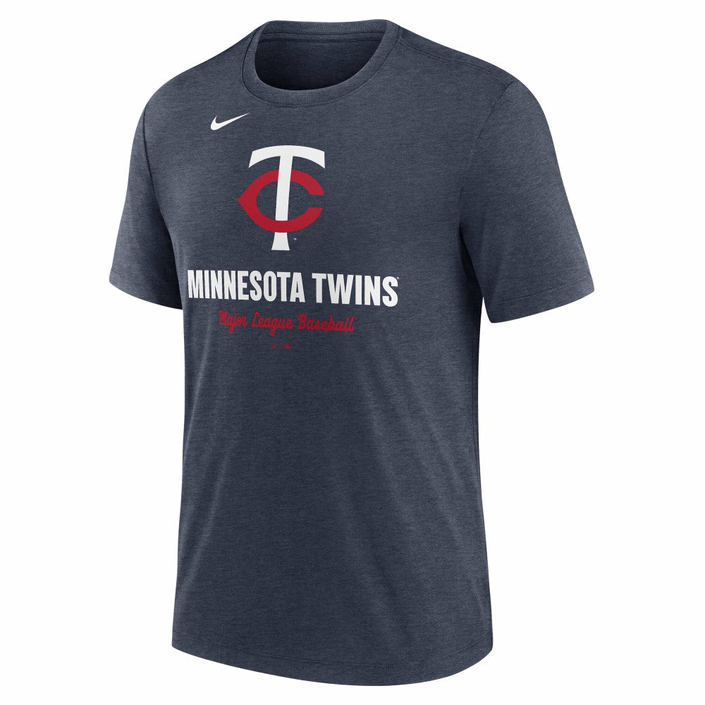 Minnesota Twins Nike Logo Tri-Blend T-Shirt Lifestyle