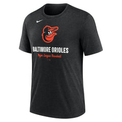Baltimore Orioles Nike Logo Tri-Blend T-Shirt Clearance
