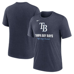 Tampa Bay Rays Nike Logo Tri-Blend T-Shirt Lifestyle