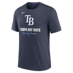 Tampa Bay Rays Nike Logo Tri-Blend T-Shirt Lifestyle