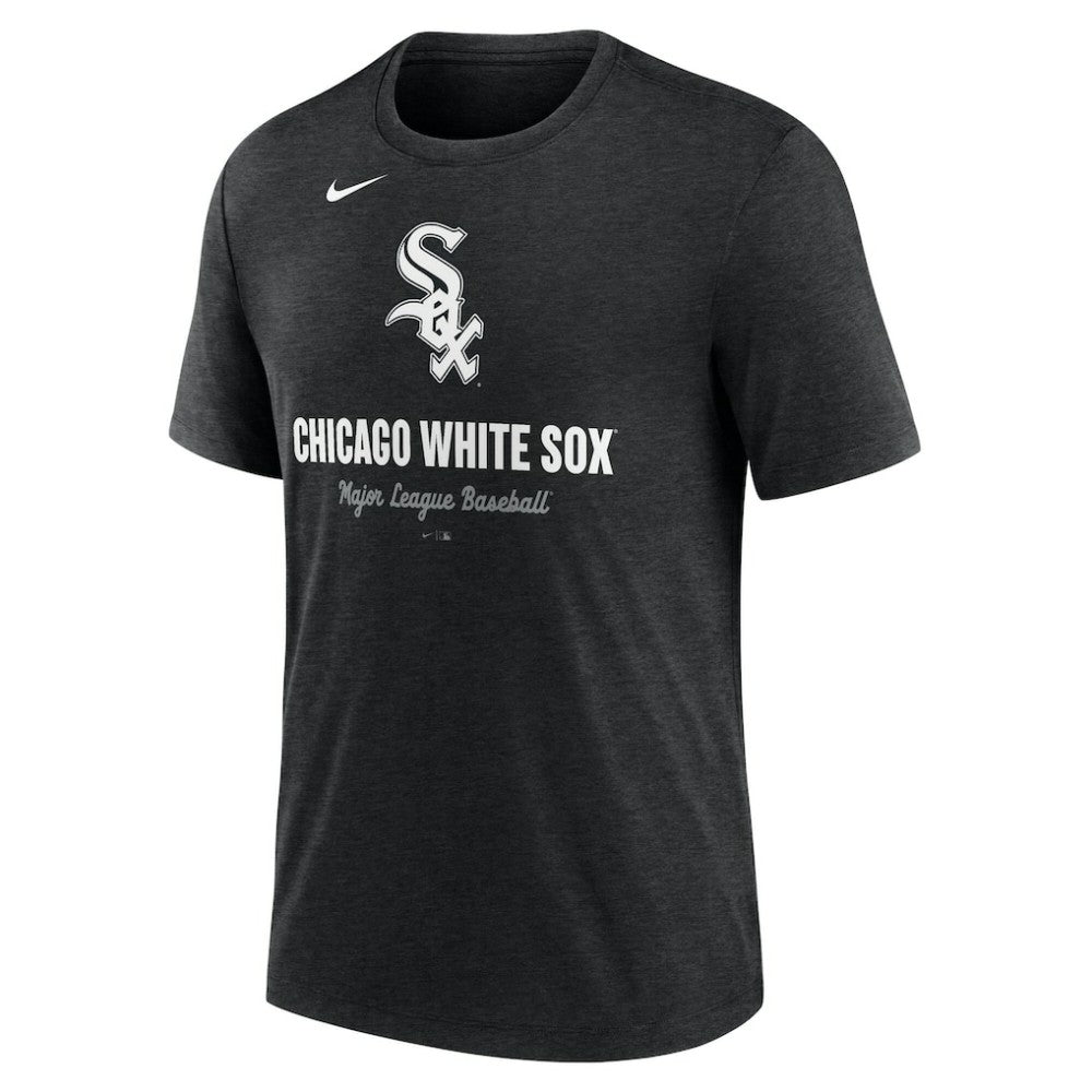 Chicago White Sox Nike Logo Tri-Blend T-Shirt discount