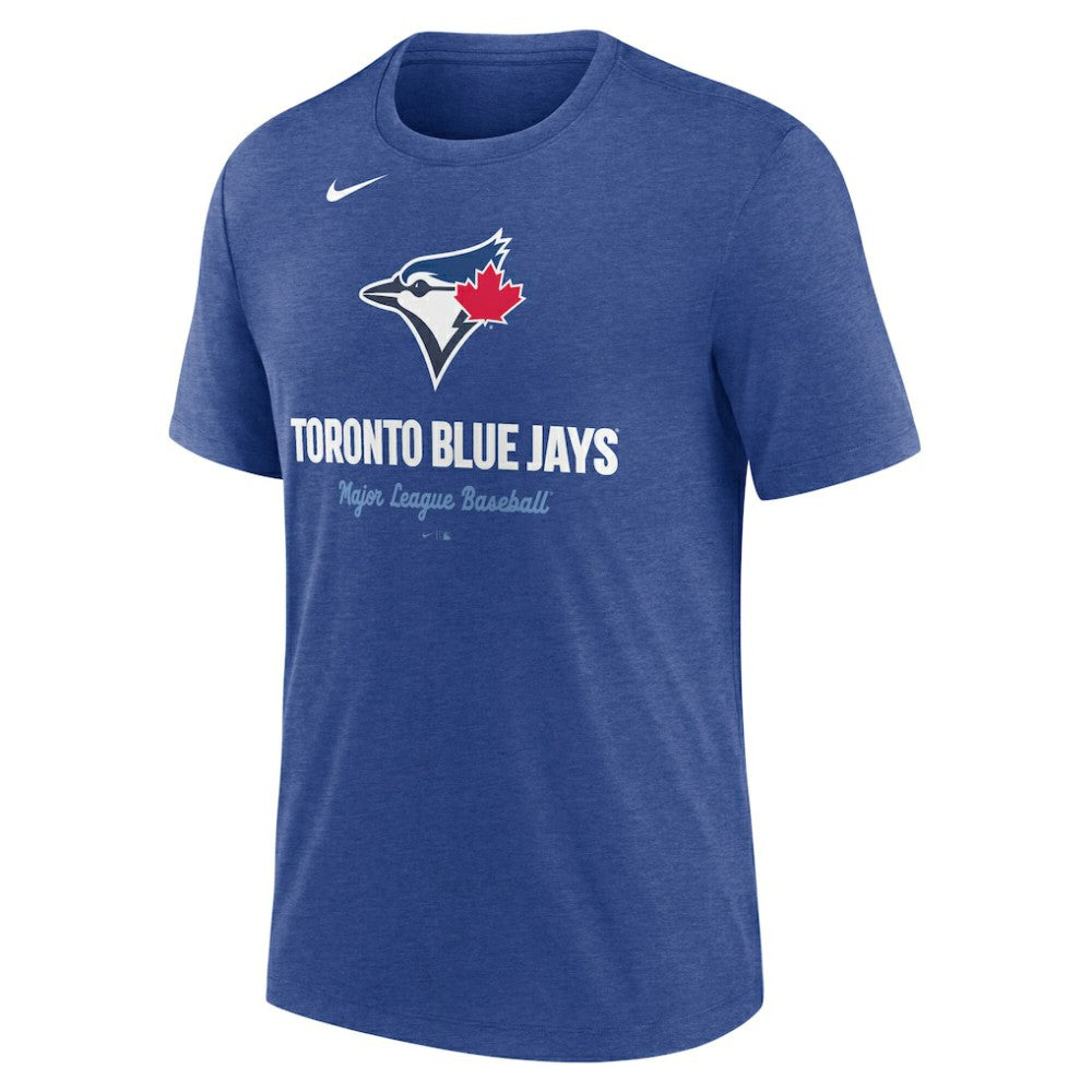 Toronto Blue Jays Nike Logo Tri-Blend T-Shirt Online