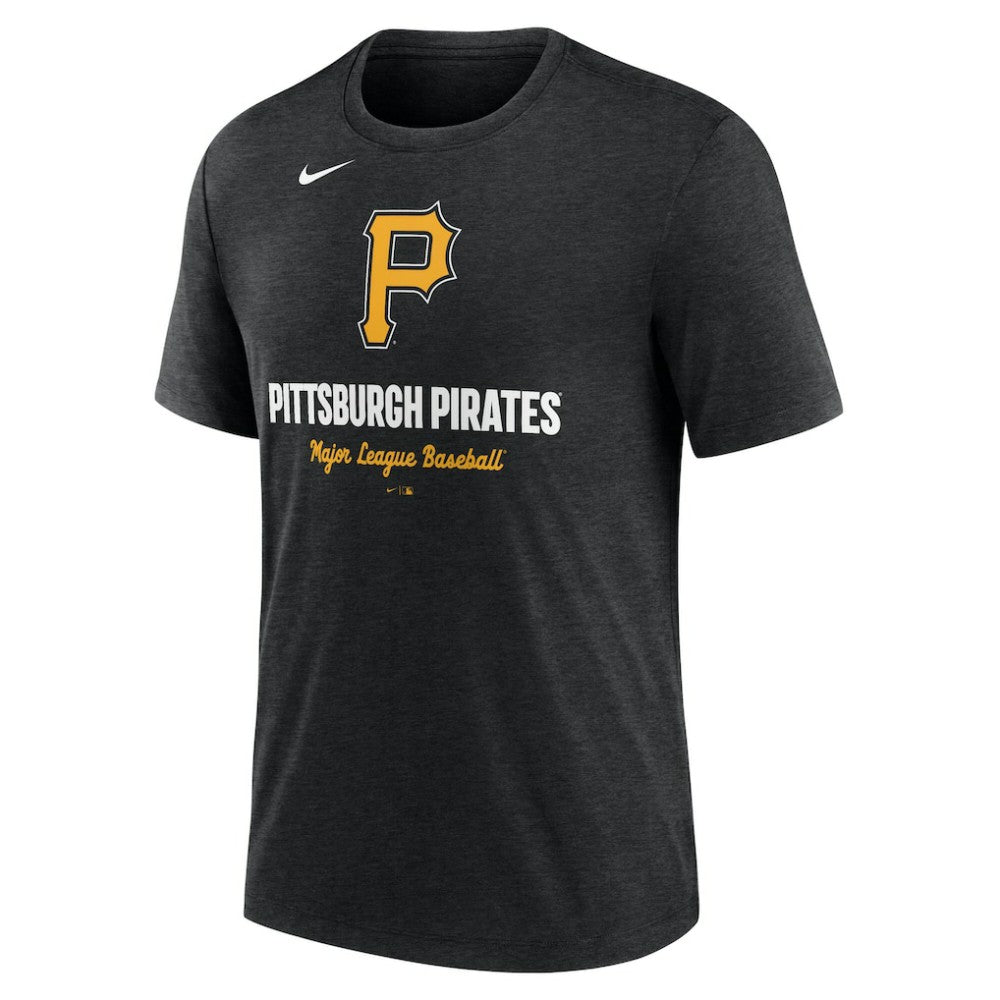 Pittsburgh Pirates Nike Logo Tri-Blend T-Shirt discount