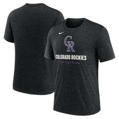 Colorado Rockies Nike Logo Tri-Blend T-Shirt Sale