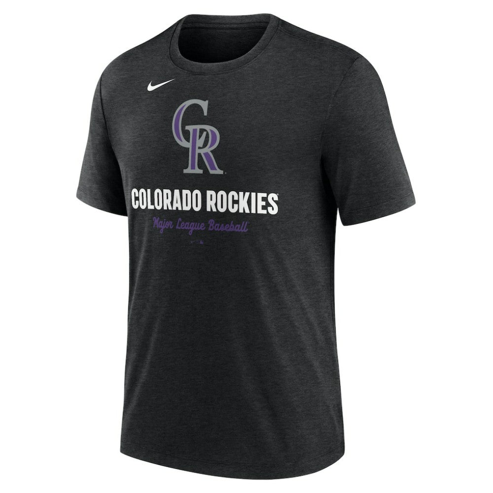Colorado Rockies Nike Logo Tri-Blend T-Shirt Sale