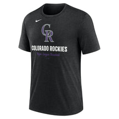 Colorado Rockies Nike Logo Tri-Blend T-Shirt Sale