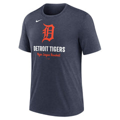 Detroit Tigers Nike Logo Tri-Blend T-Shirt Near Me