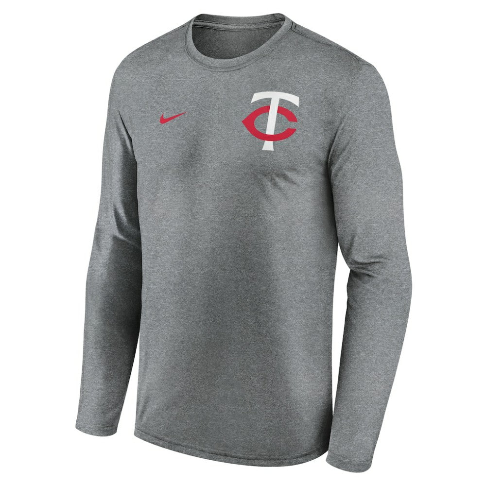 Minnesota Twins Nike 2-Hit Legend Dri-FIT Long Sleeve T-Shirt Lifestyle
