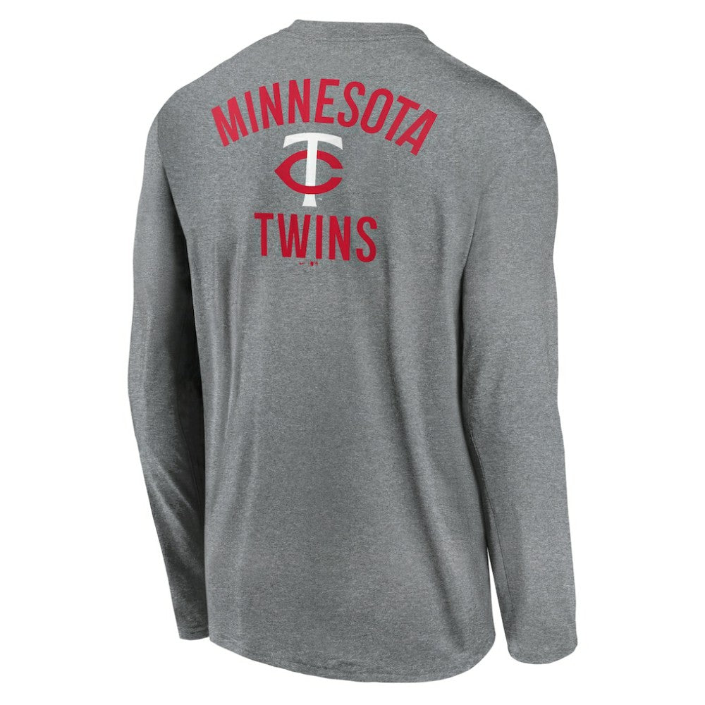 Minnesota Twins Nike 2-Hit Legend Dri-FIT Long Sleeve T-Shirt Lifestyle