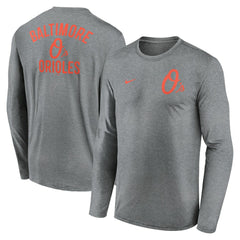Baltimore Orioles Nike 2-Hit Legend Dri-FIT Long Sleeve T-Shirt Clearance