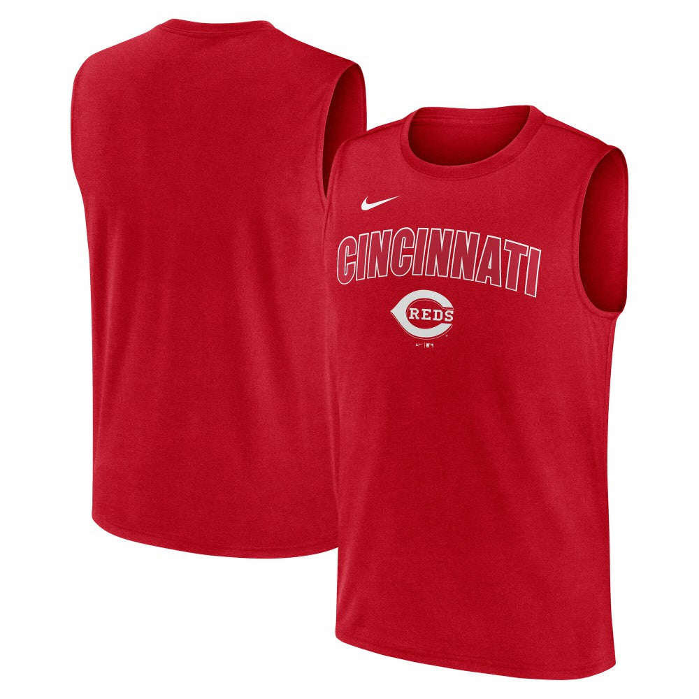 Cincinnati Reds Nike Knockout Dri-FIT Muscle Tank Top On Sale