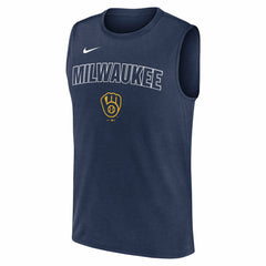 Milwaukee Brewers Nike Knockout Dri-FIT Muscle Tank Top Online