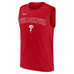 Philadelphia Phillies Nike Knockout Dri-FIT Muscle Tank Top Sale