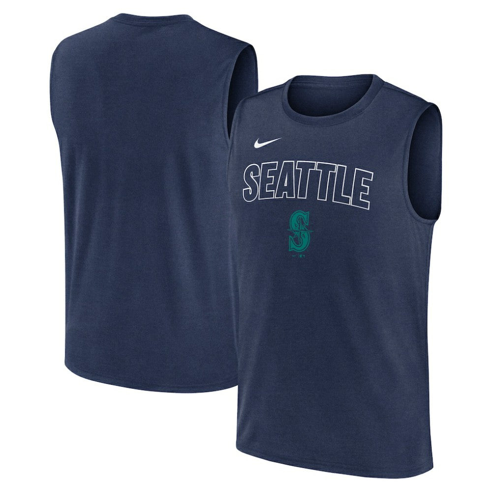 Seattle Mariners Nike Knockout Dri-FIT Muscle Tank Top Sale