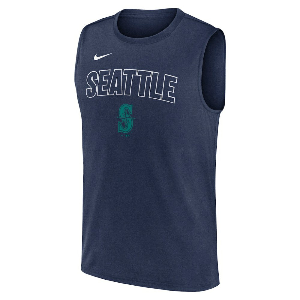 Seattle Mariners Nike Knockout Dri-FIT Muscle Tank Top Sale