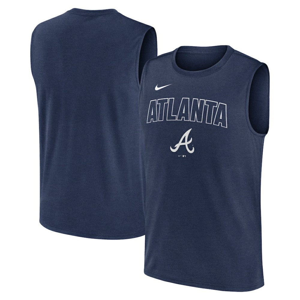 Atlanta Braves Nike Knockout Dri-FIT Muscle Tank Top Sale