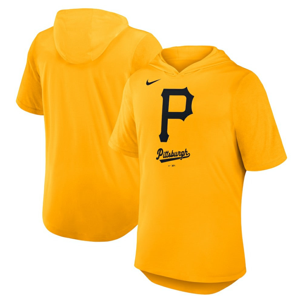 Pittsburgh Pirates Nike Tri-Blend Hoodie T-Shirt Lifestyle