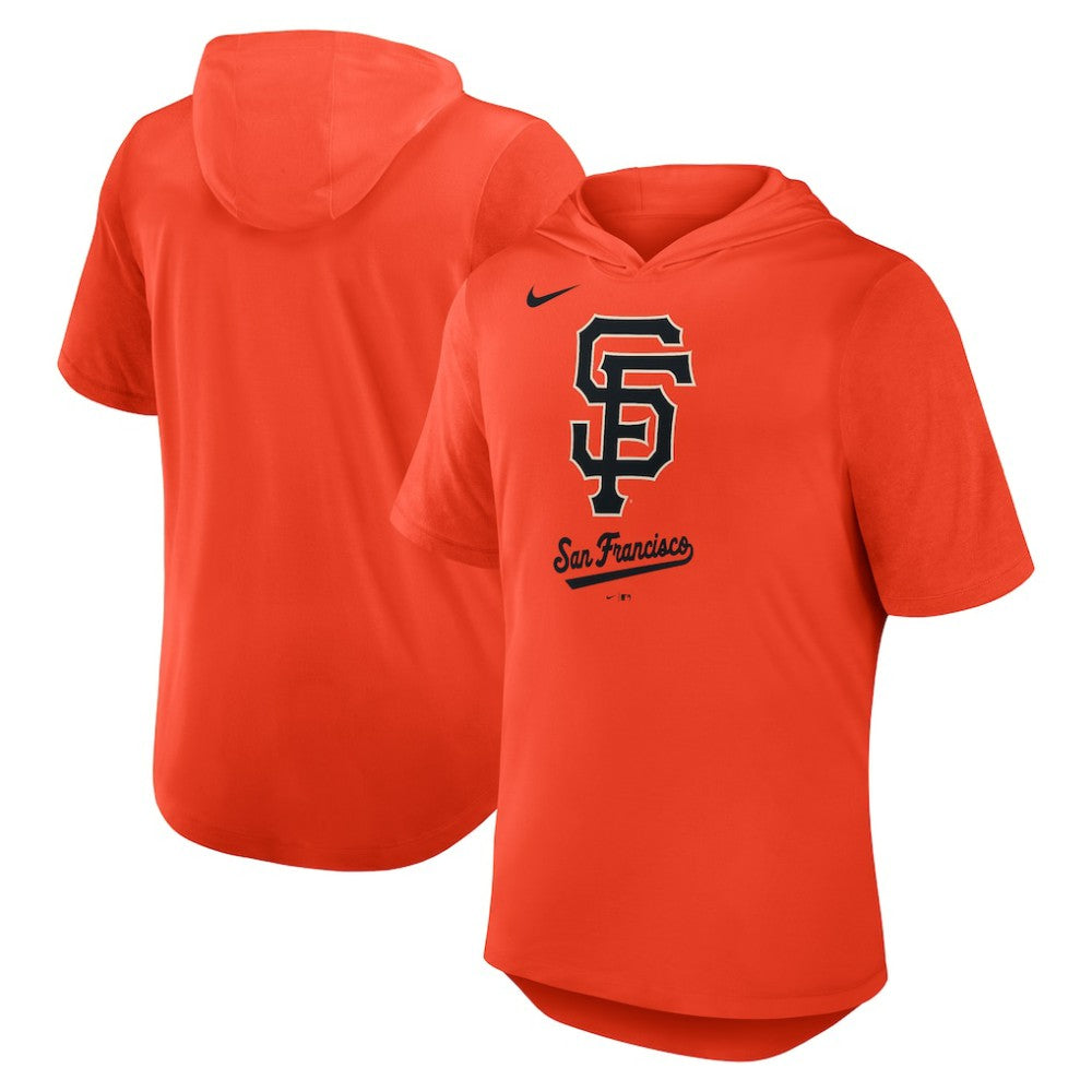 San Francisco Giants Nike Tri-Blend Hoodie T-Shirt On Sale
