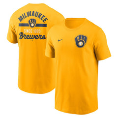 Milwaukee Brewers Nike 2-Hit T-Shirt Lifestyle