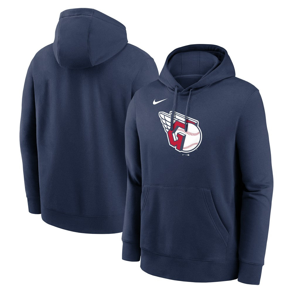 Cleveland Guardians Nike Logo Club Fleece Hoodie for sale