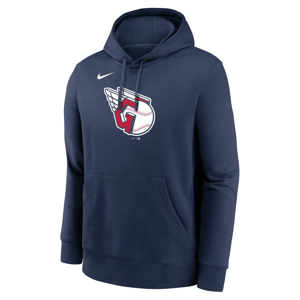 Cleveland Guardians Nike Logo Club Fleece Hoodie for sale