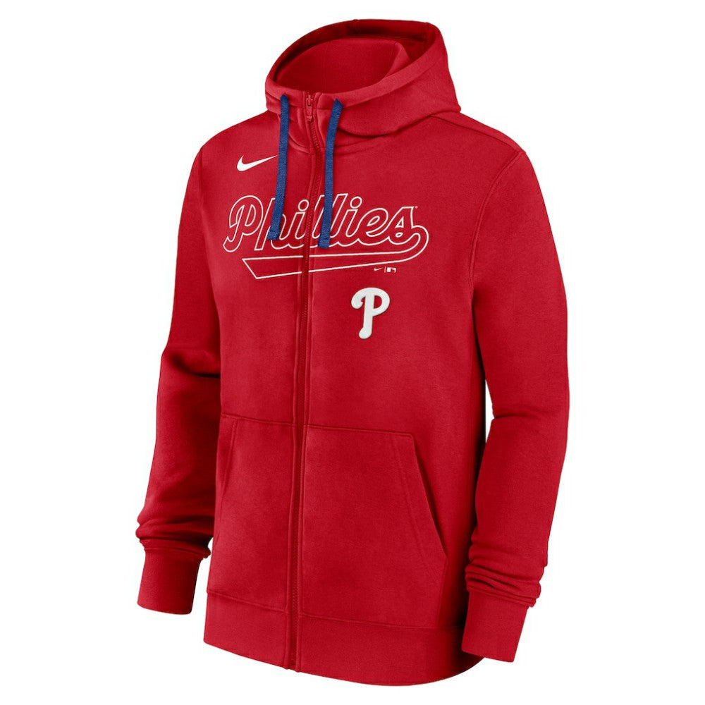 Philadelphia Phillies Nike Knockout Script Full-Zip Hoodie Lifestyle