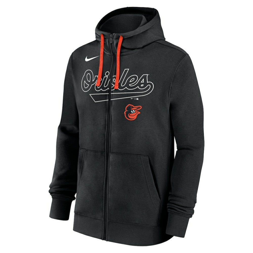 Baltimore Orioles Nike Knockout Script Full-Zip Hoodie On Sale