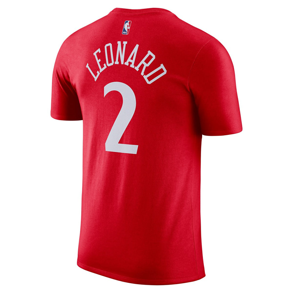 NBA - Kawhi Leonard LA Clippers Jordan Brand Statement Edition Name & Number T-Shirt - Red