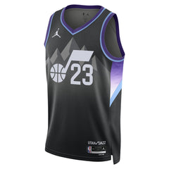 NBA - Lauri Markkanen Utah Jazz Jordan Brand Unisex 2024/25 Swingman Jersey - Statement Edition - Black