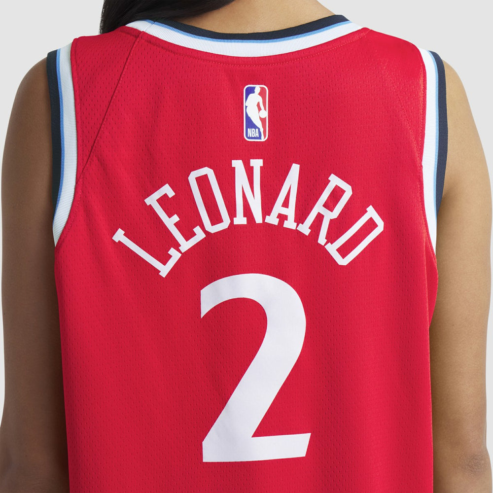 NBA - Kawhi Leonard LA Clippers Jordan Brand Unisex 2024/25 Swingman Jersey - Statement Edition - Red