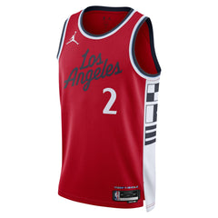 NBA - Kawhi Leonard LA Clippers Jordan Brand Unisex 2024/25 Swingman Jersey - Statement Edition - Red