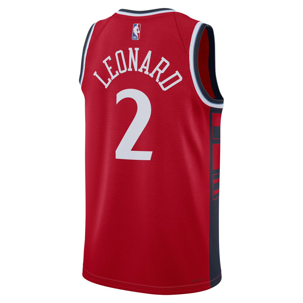 NBA - Kawhi Leonard LA Clippers Jordan Brand Unisex 2024/25 Swingman Jersey - Statement Edition - Red