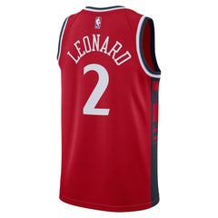 NBA - Kawhi Leonard LA Clippers Jordan Brand Unisex 2024/25 Swingman Jersey - Statement Edition - Red