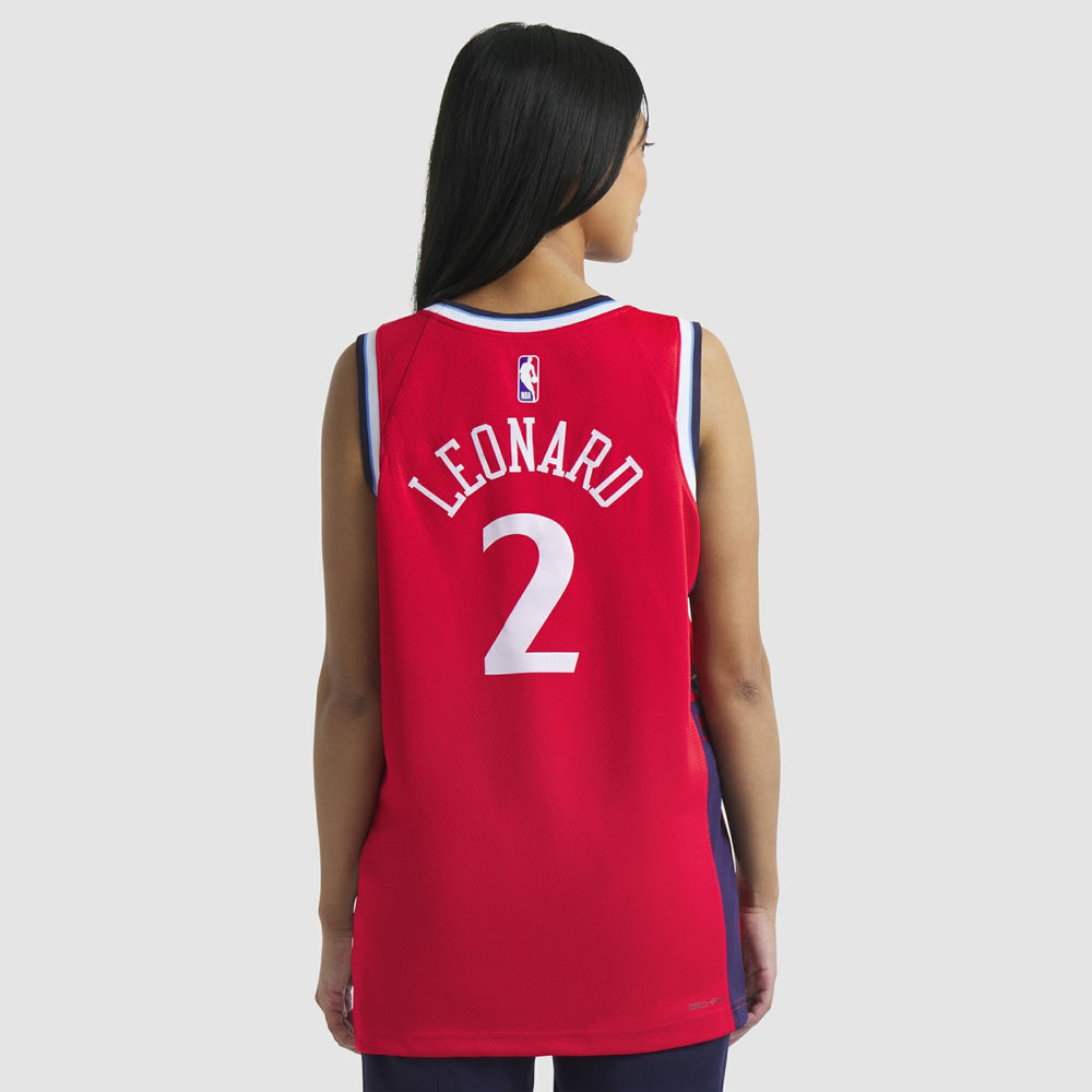 NBA - Kawhi Leonard LA Clippers Jordan Brand Unisex 2024/25 Swingman Jersey - Statement Edition - Red