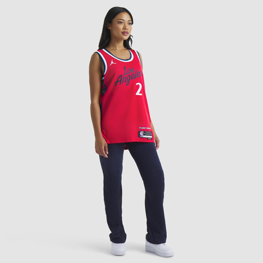 NBA - Kawhi Leonard LA Clippers Jordan Brand Unisex 2024/25 Swingman Jersey - Statement Edition - Red