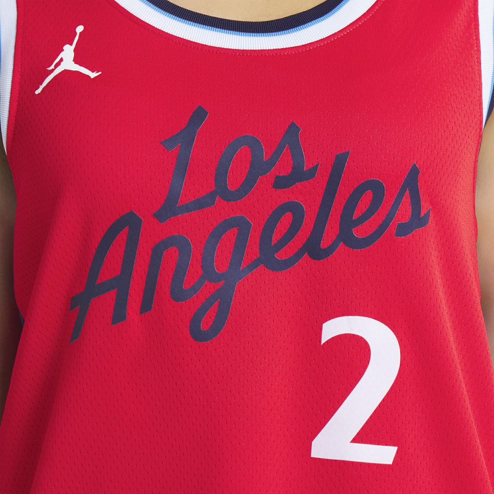 NBA - Kawhi Leonard LA Clippers Jordan Brand Unisex 2024/25 Swingman Jersey - Statement Edition - Red