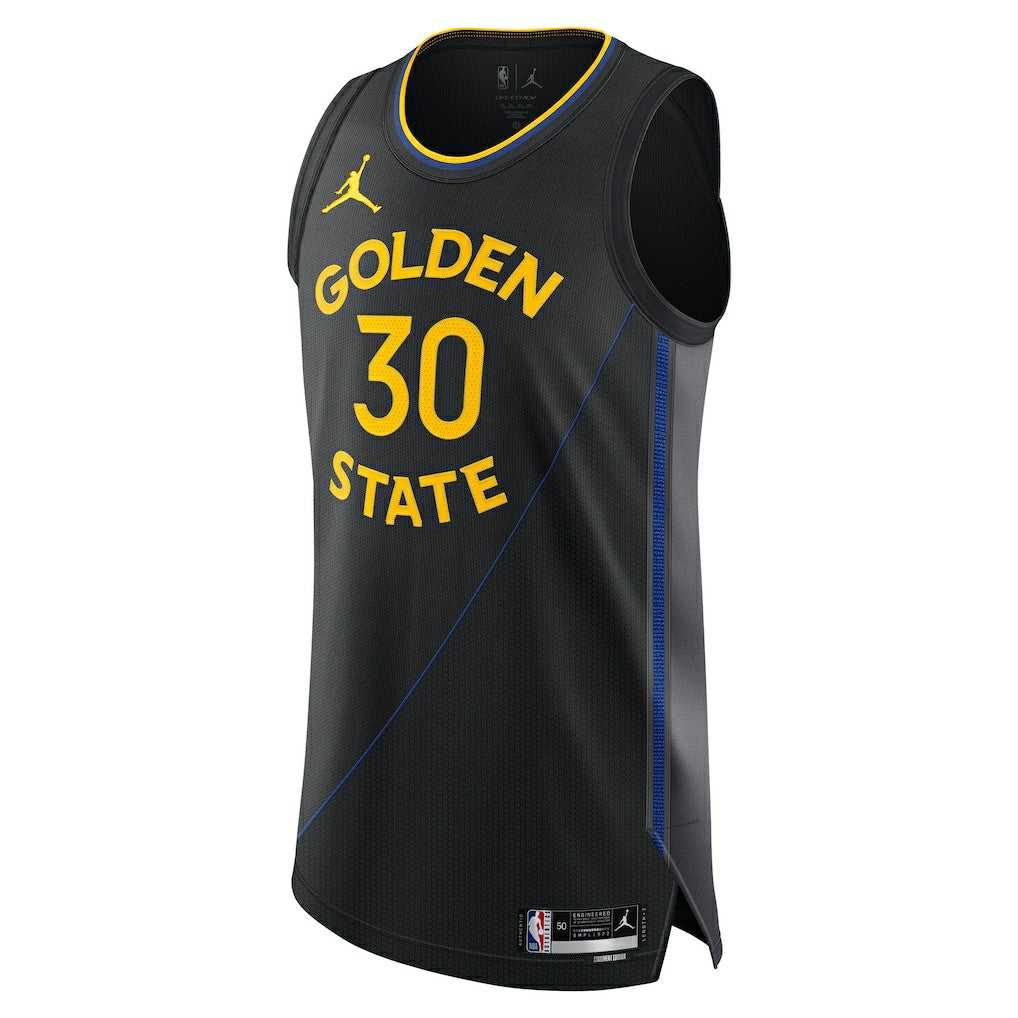 NBA - Stephen Curry Golden State Warriors Jordan Brand 2024/25 Authentic Jersey - Statement Editi- Black