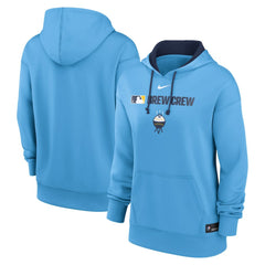 Milwaukee Brewers Nike Women's City Connect Authentic Collection Therma-FIT Hoodie On Sale