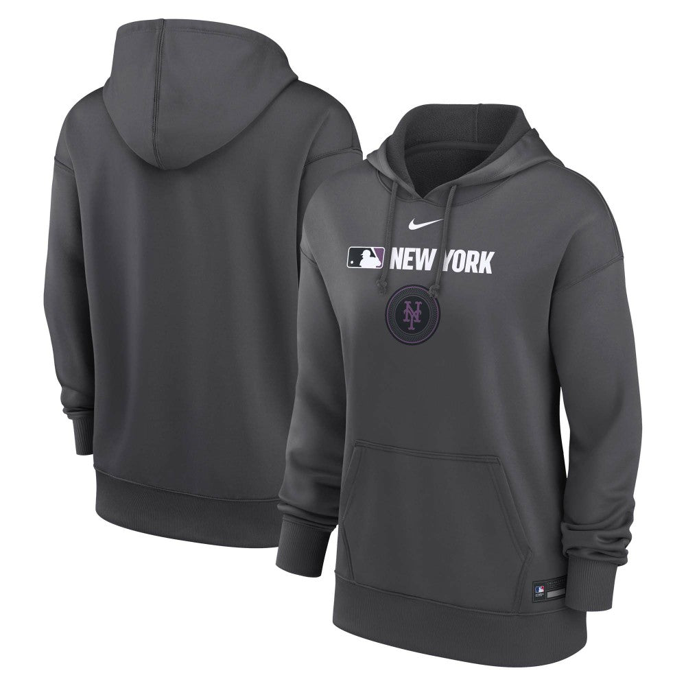 New York Mets Nike Women's City Connect Authentic Collection Therma-FIT Hoodie On Sale