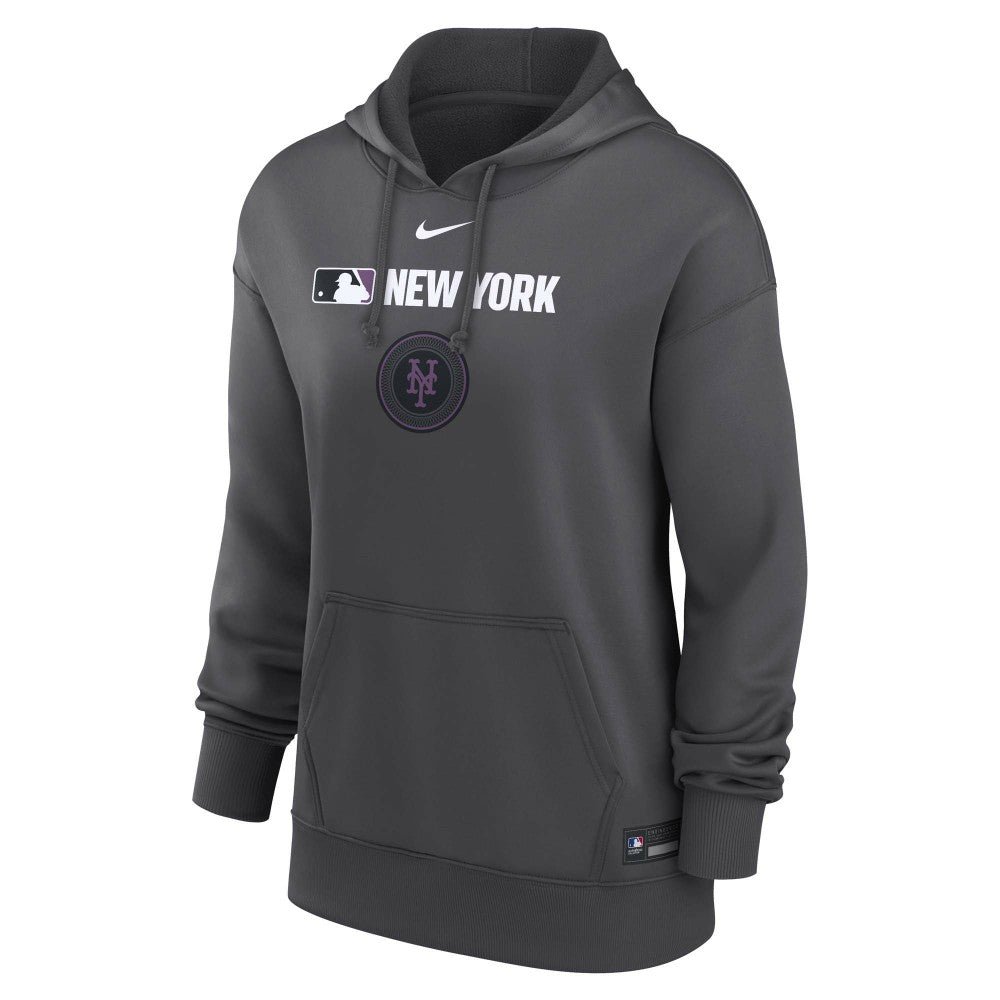 New York Mets Nike Women's City Connect Authentic Collection Therma-FIT Hoodie On Sale