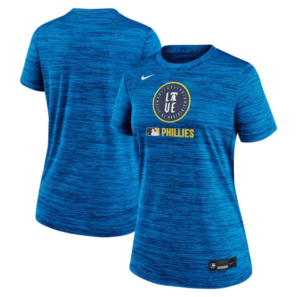 Philadelphia Phillies Nike Women's Authentic Collection City Connect Velocity Dri-FIT T-Shirt Lifestyle